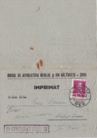 KING MICHAEL STAMP ON ATTORNEY OFFICE HEADER POSTCARD, CENSORED SIBIU NR 20, 1943, ROMANIA - 2. Weltkrieg (Briefe)