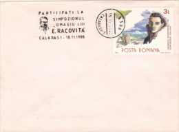 EMIL RACOVITA, EXPLORER, SPECIAL POSTMARK ON COVER, 1988, ROMANIA - Explorers