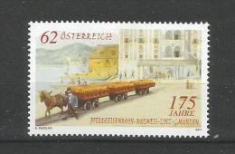 Österreich  2011  Mi.Nr. 2922 , Pferdeeisenbahn - Budweis - Linz - Gmünden  - Postfrisch / Mint / MNH / (**) - Ongebruikt