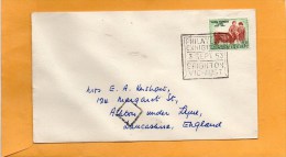 Australia 1953 Cover Mailed To USA - Brieven En Documenten