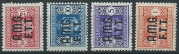 1947 TRIESTE A SEGNATASSE 4 VALORI MH * - ED084-3 - Taxe