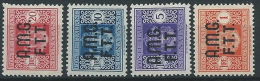 1947 TRIESTE A SEGNATASSE 4 VALORI MH * - ED085 - Postage Due