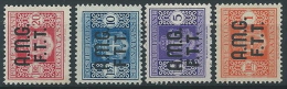 1947 TRIESTE A SEGNATASSE 4 VALORI MH * - ED085-3 - Portomarken