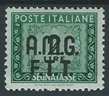 1947-49 TRIESTE A SEGNATASSE 2 LIRE MH * - ED085 - Portomarken