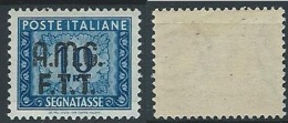 1947-49 TRIESTE A SEGNATASSE 10 LIRE MH * - ED087 - Portomarken