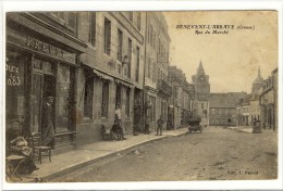 Carte Postale Ancienne Bénévent L'Abbaye - Rue Du Marché - Benevent L'Abbaye