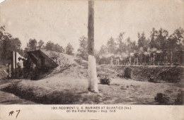 CPA August 1918 13th Regiment U.S. Marines At Quantico - On The Pistol Range (A63, Ww1, Wk1) - Autres & Non Classés