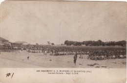 CPA September 1918 13th Regiment U.S. Marines At Quantico - Sunset Parade (A63, Ww1, Wk1) - Autres & Non Classés