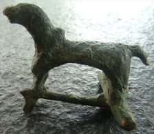 #NSA11 - Römische Bügelfibel - Roman Fibula -Fibula - Tier (Hund/Pferd)!! - Brons