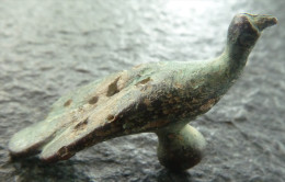 #NSA12 - Römische Bügelfibel - Roman Fibula -Fibula - Tier (Pfau)!! - Bronzen