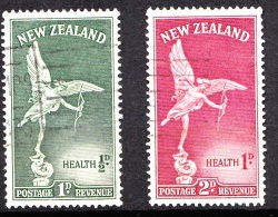 New Zealand, 1947, Health, SG 690 - 691, Used - Usados