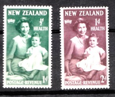 New Zealand, 1950, Health, SG 701 - 702, Mint Hinged - Ungebraucht