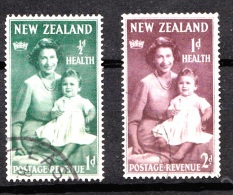 New Zealand, 1950, Health, SG 701 - 702, Used - Usati
