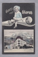 GL Glarus 1911.V.27. Herisau  (Gruss Aus)  Foto Max Brauna - Sonstige & Ohne Zuordnung