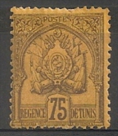 Tunisie. 1888.  N° 19. Neuf * Forte Charnière - Usati