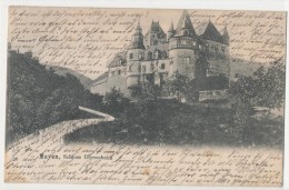 ALLEMAGNE RHENANIE PALATINA MAYEN  SCHLOSS BURRESHEIM  VOYAGEE 1908 ETAT VOIR 2 SCANS - Mayen