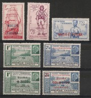 Wallis Et Futuna. 1941-1944.  N° 87-91, 131,132. Neuf * - Unused Stamps