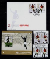 EUSÉBIO Player BENFICA Sport Club Football Soccer Games Set+bloc+fdc  2014 Sports Portugal Gc1969A - Altri & Non Classificati