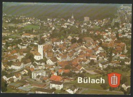 BÜLACH Flugaufnahme Karte M Tag Der Pensionierten Migros 1976 - Bülach