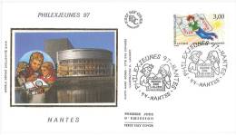 Enveloppe FDC Soie - Philexjeunes - Nantes - 1997 - 1990-1999