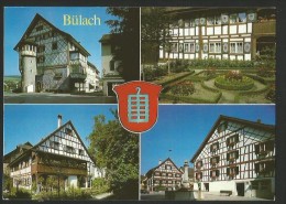 BÜLACH Wappen Hotel GOLDENER KOPF Riege-Bauten Im Zürcher Unterland 1983 - ZH Zurich