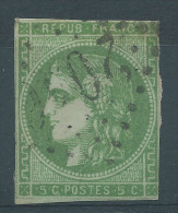 Lot N°25288    Variété/n°42Ba Vert Jaune Foncé, Oblit GC 2046 LILLE (57), Filet OUEST - 1870 Emisión De Bordeaux