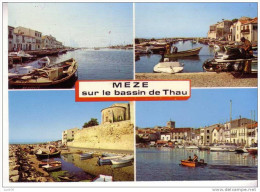 MEZE - Sur Le Bassin De Thau -  Port Des Pêcheurs -  4 Vues -  N° 17 539 - Mèze