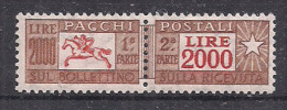 ITALIA  1955-1979   PACCHI POSTALI  CORNO DI POSTA E CIFRA  SASS.103 MNH XF - Postal Parcels