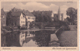 AK Hadamar - Alte Brücke Mit Gymnasium (3714) - Hadamar