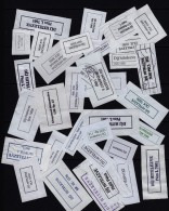 Taxe Percue / Label CUT - LOT -  Hungary - Automatenmarken [ATM]