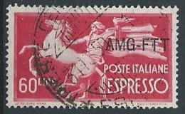 1950 TRIESTE A USATO ESPRESSO 60 LIRE - ED142-2 - Express Mail