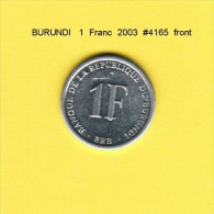 BURUNDI   1  FRANC  2003 - Burundi