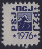 Triglav 1976 Yugoslavia Slovenia Climber Mountaineer Alpinist Member Stamp / Label Cinderella / Monte Tricorno / Terglau - Escalada