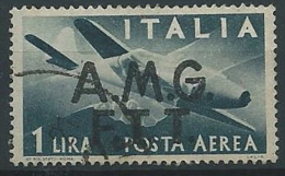 1947 TRIESTE A USATO POSTA AEREA DEMOCRATICA 1 LIRA - ED147-2 - Poste Aérienne