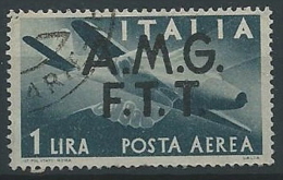 1947 TRIESTE A USATO POSTA AEREA DEMOCRATICA 1 LIRA - ED147-3 - Luchtpost