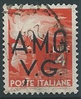 1945-47 TRIESTE AMG VG USATO DEMOCRATICA 4 LIRE - ED175-2 - Used