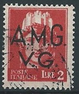 1945-47 TRIESTE AMG VG USATO LUOGOTENENZA 2 LIRE - ED177 - Used