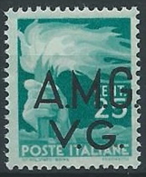 1945-47 TRIESTE AMG VG DEMOCRATICA 25 CENT MNH ** - ED179-3 - Neufs