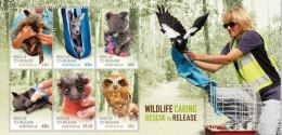 ⭕2010 - Australia WILDLIFE CARING Rescue To Release - Miniature Sheet Stamps MNH⭕ - Blocks & Kleinbögen