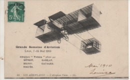 7/15  MAI 1910  GRANDESEMAINE D'AVIATION  AEROPLANE VOISIN - Reuniones