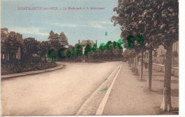 50 - MONTMARTIN SUR MER - LE BOULEVARD ET LE MONUMENT - Montmartin Sur Mer