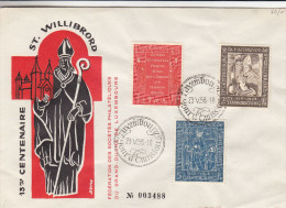 Religieux - St Willibrord - Luxembourg - Lettre De 1958 - Covers & Documents