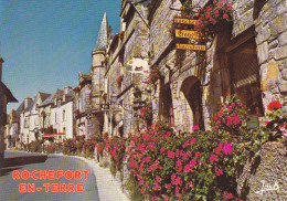 17 - ROCHEFORT EN TERRE  - Vieilles Maisons Fleuries  Place Du Puits - Rochefort En Terre