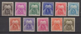 Andorre Taxe N° 21 / 31 Luxe ** - Unused Stamps
