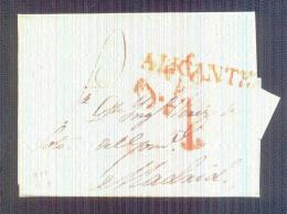 1832.- ALICANTE A MADRID - ...-1850 Prephilately