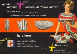 # ALESSI CASALINGHI 1950s Advert Pubblicità Publicitè Reklame Pot Pots Ollas Topfe Household Casa Menage Haushalt - Poster & Plakate