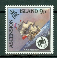 Ascension: 1988   Bicentenary Of Australian Settlement - Royal Navy Ships  SG461w   9p  [Wmk Crown To Left Of CA]   MNH - Ascensione