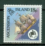 Ascension: 1988   Bicentenary Of Australian Settlement - Royal Navy Ships  SG462w   18p  [Wmk Crown To Left Of CA]   MNH - Ascensione
