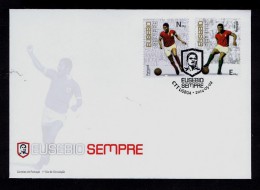 EUSÉBIO Player BENFICA SLB Sport Club Football Soccer Games Fdc Set  2014 Sports Portugal Gc1969 - Autres & Non Classés