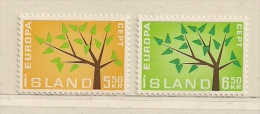 ISLANDE  ( EUIS - 27 )  1962   N° YVERT ET TELLIER  N°  319/320   N** - Ongebruikt